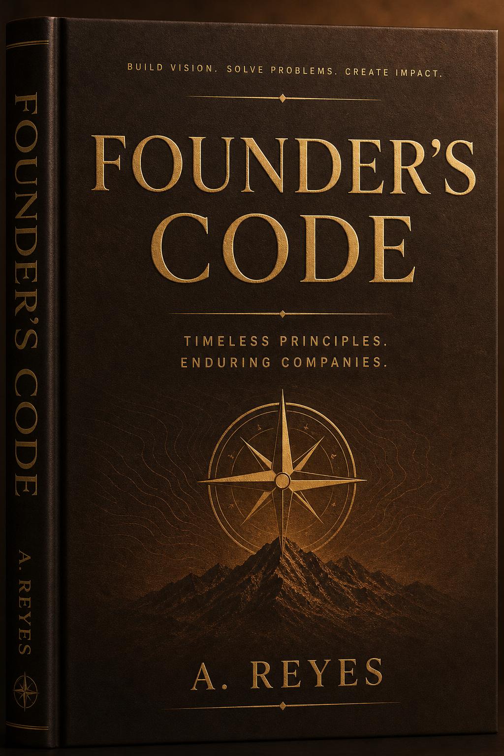 Founder's Code by A. Reyes — Entrepreneurship book cover