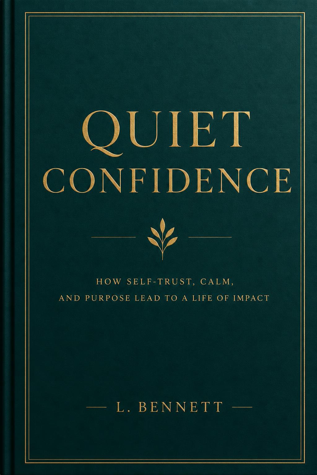 Quiet Confidence by L. Bennett — Self-Help book cover